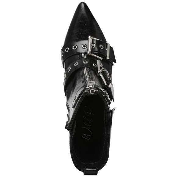 Wild Pair Women's Size 6 Black Moonbeam Buckle, Zip & Snap Booties NIB - Picture 4 of 13